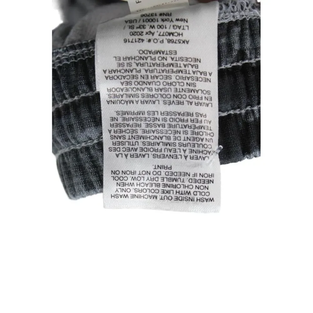 Adidas Boys Drawstring Logo Camouflage Knit Jogger Pants Gray Black Size 10-12